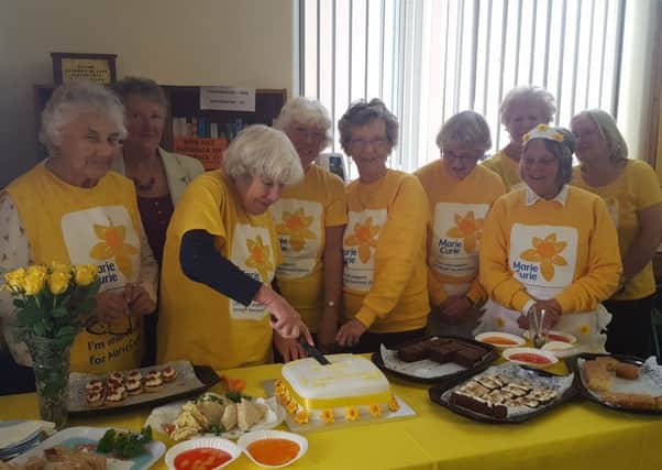 Filey Marie Curie fundraisers at the 10th anniversary celebration.