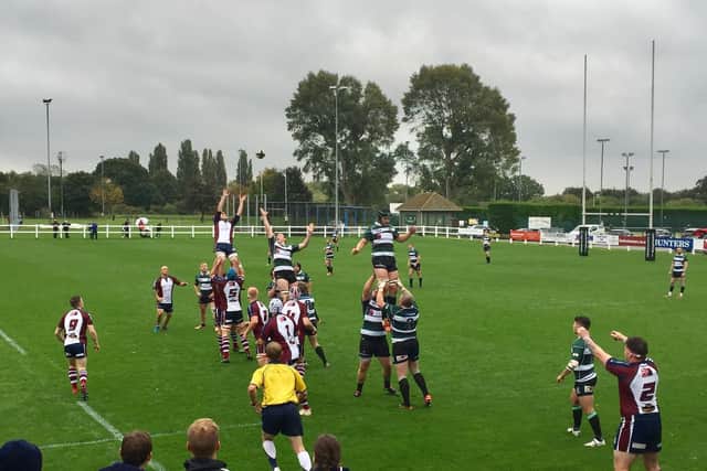Scarborough RUFC win a first-half lineout