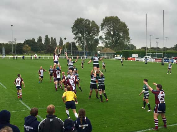 Scarborough RUFC win a first-half lineout