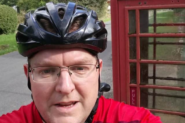 Darren Burke is learning to love life on two wheels again.