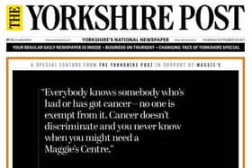 The front page of The Yorkshire Post on Thursday