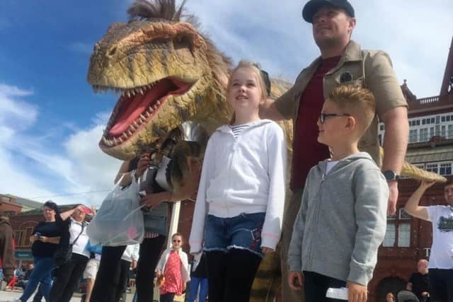 Win Jurassic Kingdom family tickets ti meet the dinosaurs at Temple Newsam Park, Leeds, coming October 13 to 29.