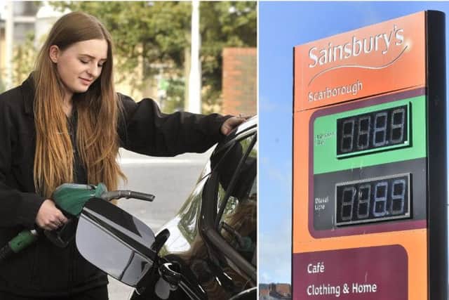 Drivers in Scarborough have been forking out up to 10p more per litre for fuel than motorists in York.