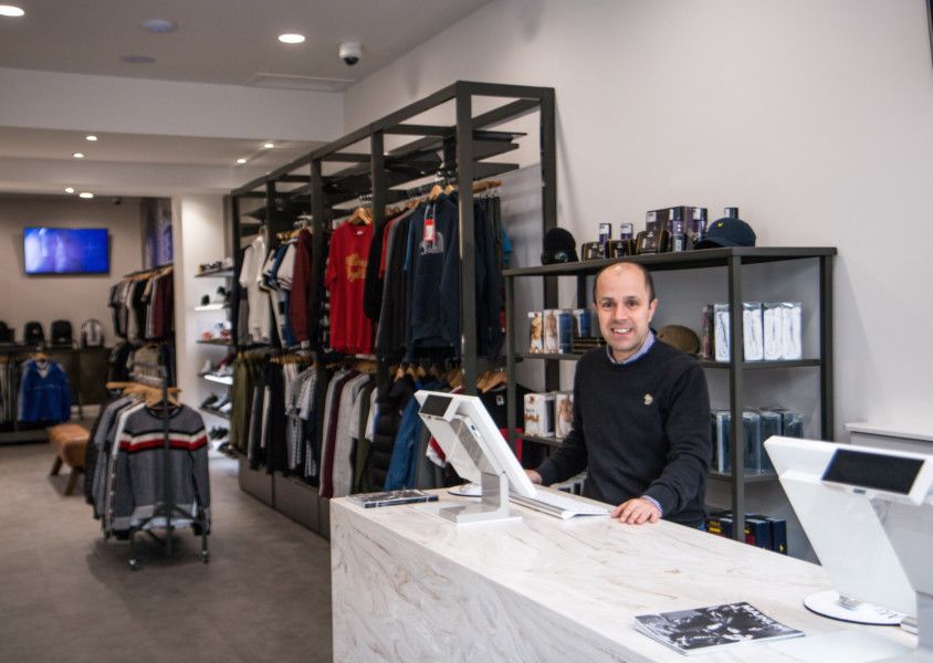 Menswear retailer s new flagship store