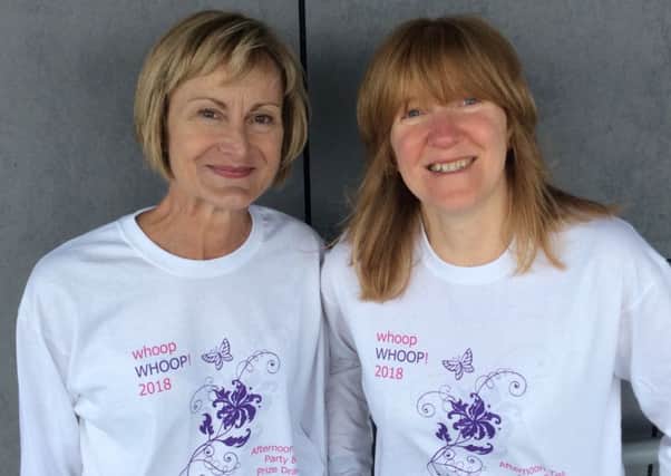 Dee Lynes and Shirley Brewer are raising funds for York Against Cancer