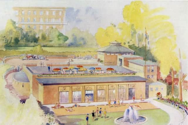 White House covered swimming pool.