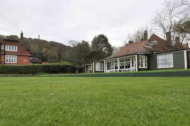 South Cliff Bowls club on Scarborough's Filey Road. pic Richard Ponter 175070b