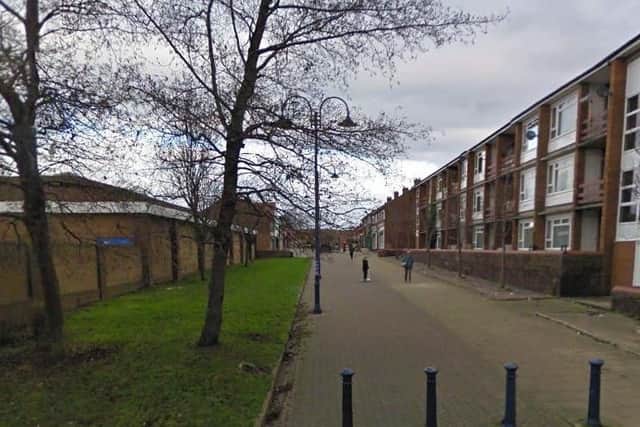 The men were assaulted while walking along High Street in Eastfield, Scarborough. Picture: Google