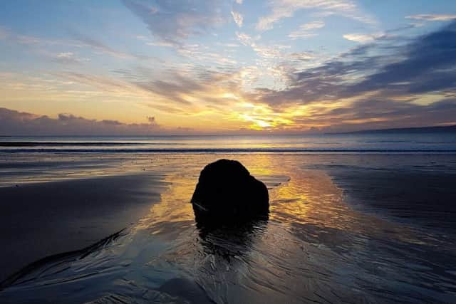 This outstanding photograph of Filey beach was taken by Patricia Morris.