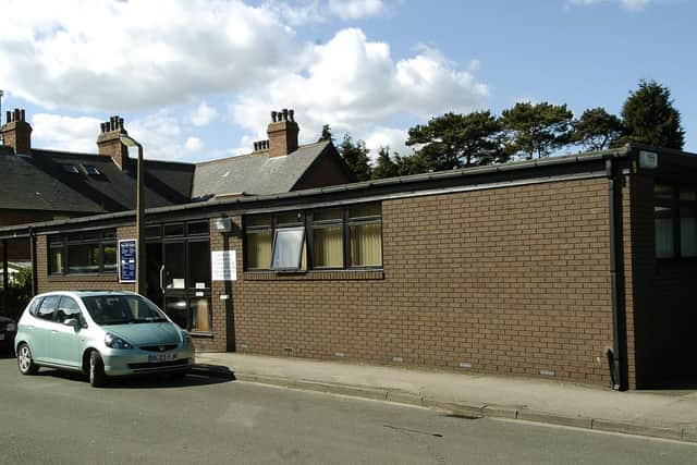 File pic: The car drove into Danes Dyke surgery