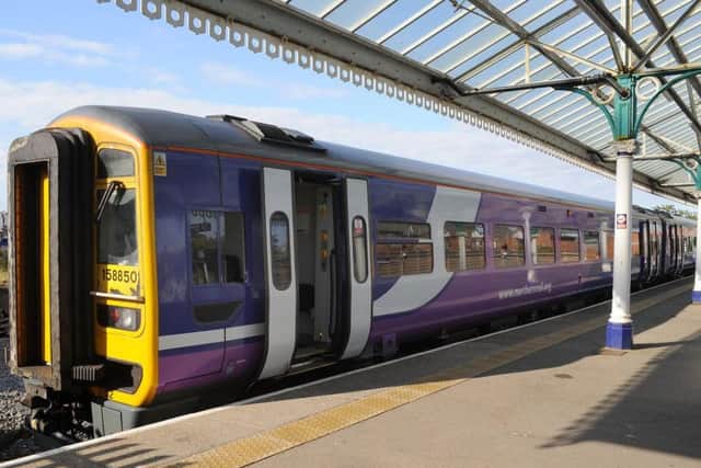 The train lines between Bridlington and Scarborough are closed