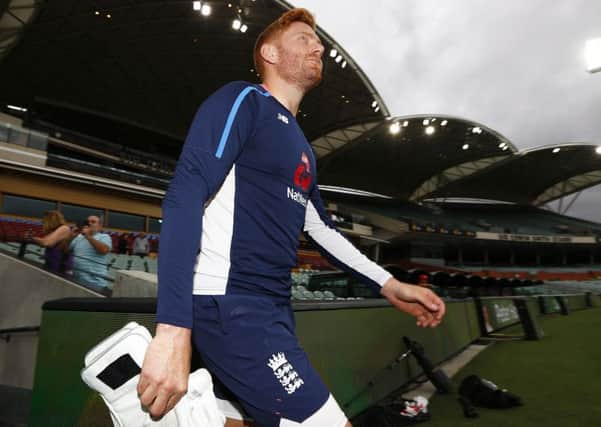 England's Jonny Bairstow during a nets session at the Adelaide Oval, Adelaide. (Picture: Jason O'Brien/PA Wire)