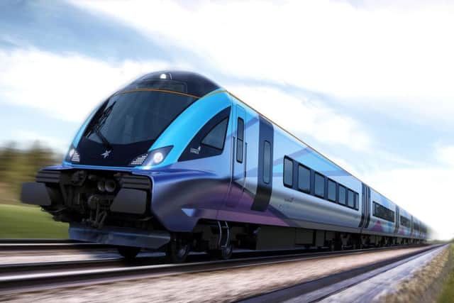 An artists impression of the new trains