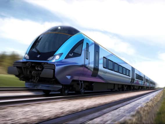An artists impression of the new trains