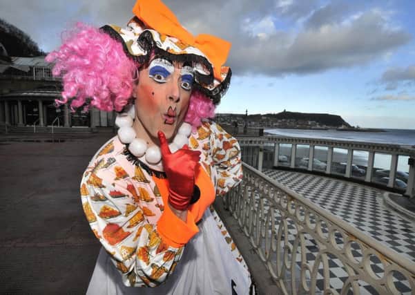 Panto Dame Phil Beck will be starring in Jack and the Beanstalk which starts at Scarborough Spa on Saturday.