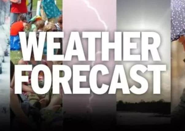 The week-ahead weather with Trevor Appleton.