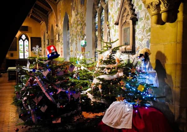 The Christmas tree festival runs at All Saints Church until 17 December.