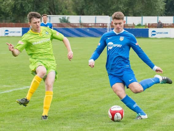 Bailey Gooda in action for Frickley