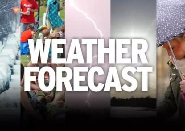 The weather forecast for East Yorkshire and Ryedale with Trevor Appleton.