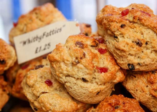 Freshly baked 'Whitby Fatties' which were known as Fat Rascals until Betty's claimed they owned the trademark.  Friday 27 October. Picture Ceri Oakes.