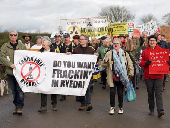 Opposition against fracking plans in Ryedale has been largely peaceful.