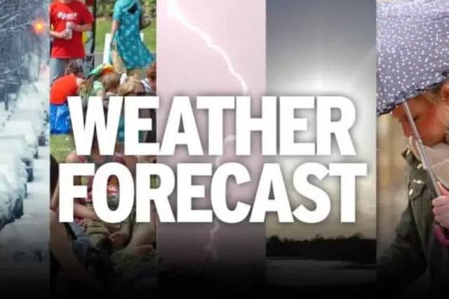 This weeks weather forecast for East Yorkshire and Ryedale.
