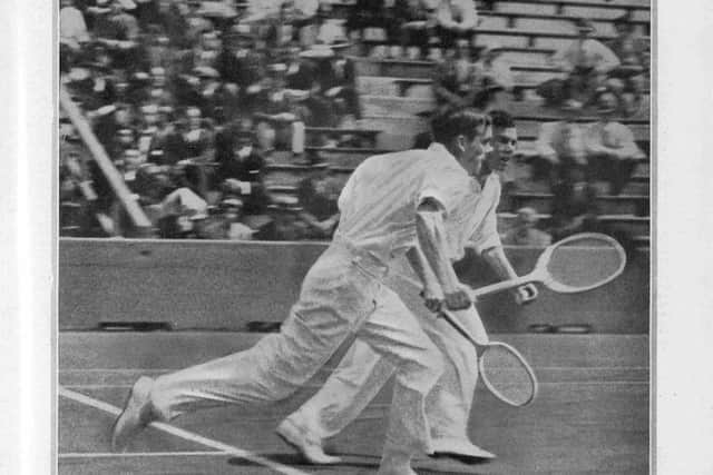 Dr Colin Gregory (right) with doubles partner Ian Collins