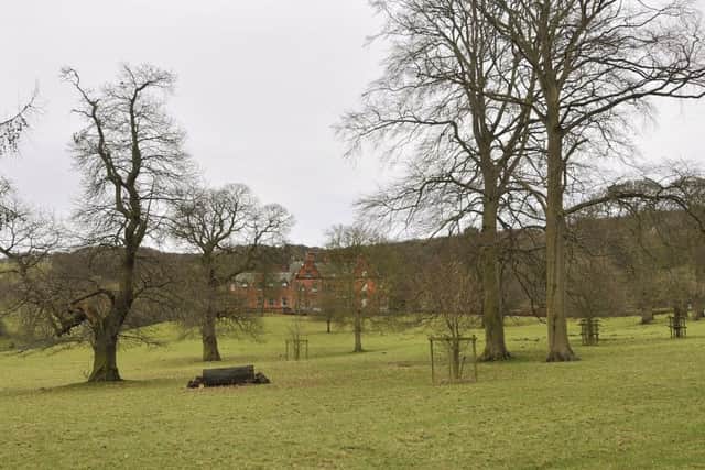 View looking across to Ganton Hall.