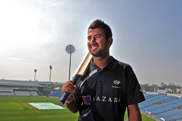 Cheteshwar Pujara: The India batsman is returning for a second spell with Yorkshire. (Picture: Tony Johnson)