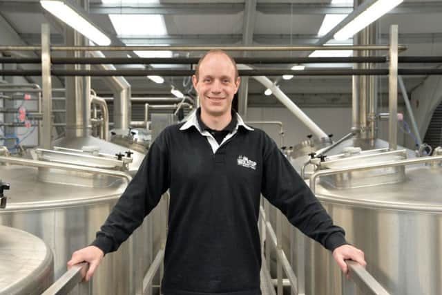 Wold Top Brewery manager Alex Balchin.