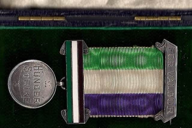 Her medal for hunger strike