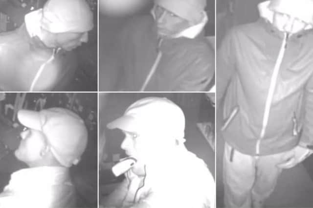 Five images of the two men have been released by police.