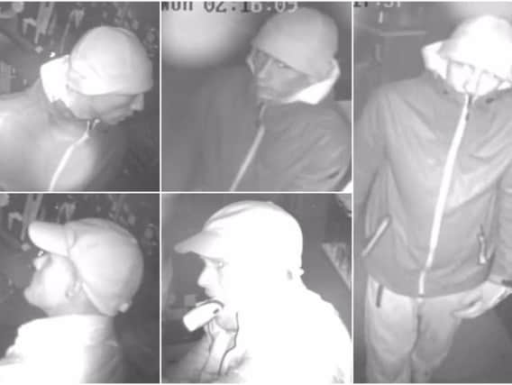 Five images of the two men have been released by police.