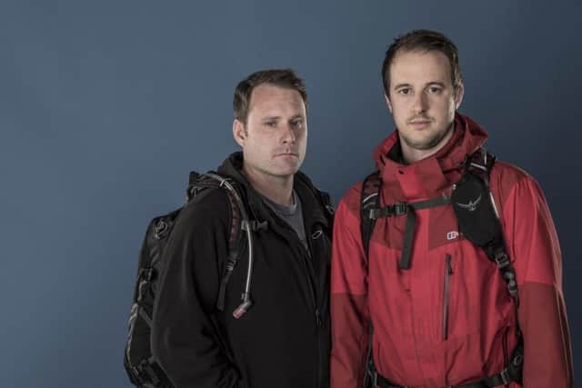 Dan Murphy and Joe Appleton on the Channel 4 TV show Hunted