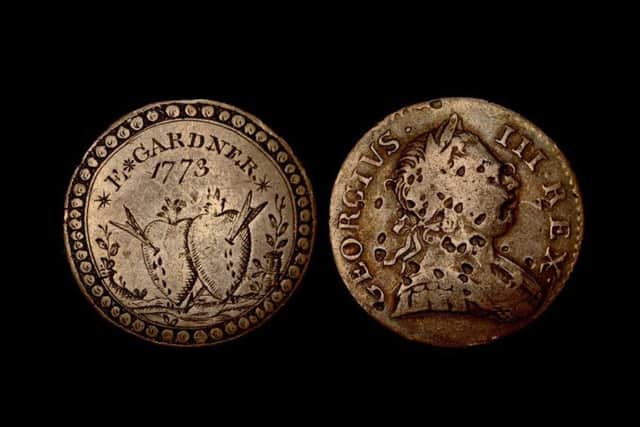 Georgian love token in the Scarborough Collections.