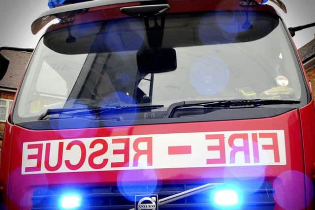 Emergency services were called to the incident