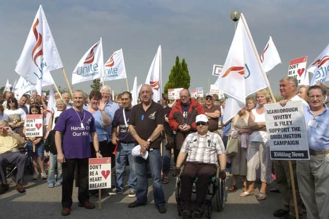 A protest march in the summer of 2008