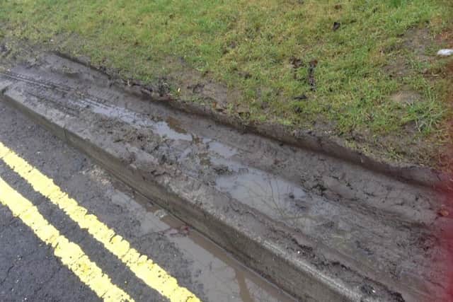 Grass verge damage