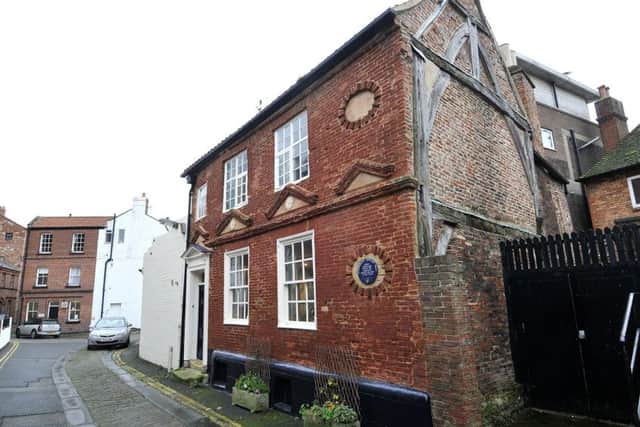 Three Mariners pub in Scarborough, one of the oldest public houses in Scarborough