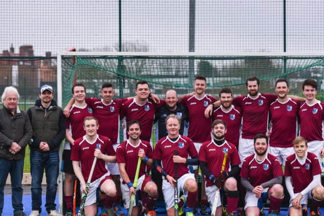 Scarborough Hockey Clubs 1st team (above) wrapped up the Division Four title after their 16th consecutive win against Leeds Adel 3rds. Pictures by Will Palmer (www.will-palmer.co.uk)