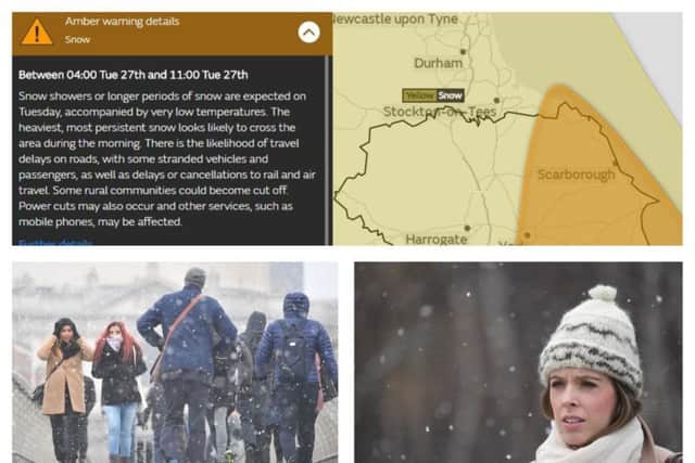 The Beast from the East is expected to bring in some serious snow across Yorkshire this week.