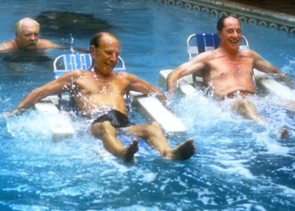 Retirees enjoying life in the 1985 film Cocoon.