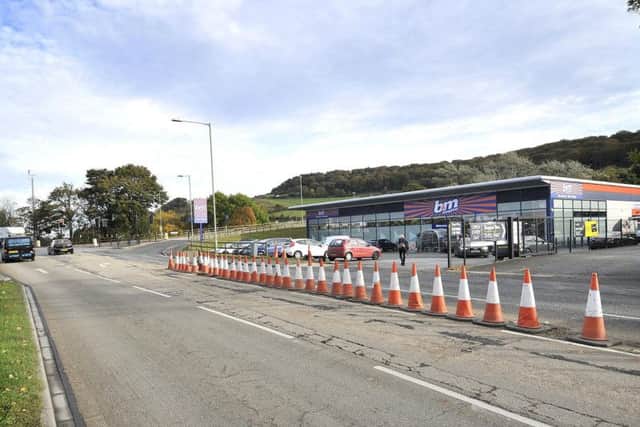The cones on Seamer Road have been there for four years