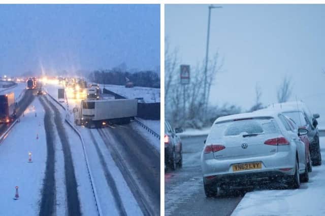 There is travel chaos around the county this morning.