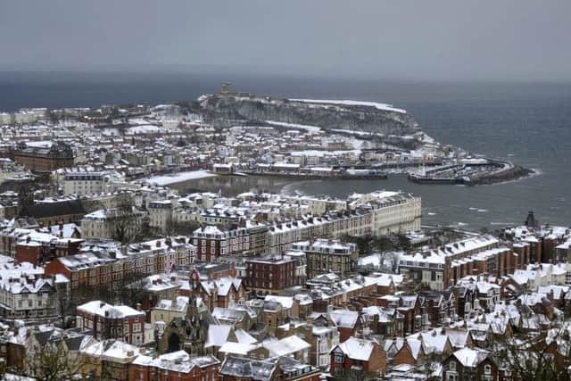 Scarborough has been hit by heavy snow again