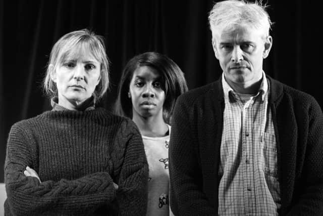 From left, Joy Brook, Misha Duncan-Barry, and Rory Murray.