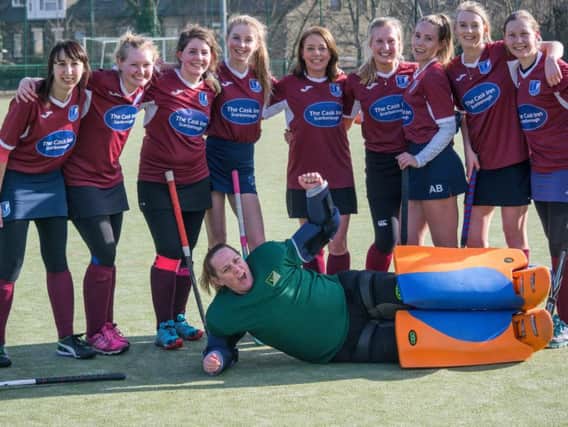 Scarborough Ladies (above) beat Bradford 6-2 to seal their league title, Alexandra Bester (below) was on the scoresheet in their win 			                                  Pictures by Frances Livera