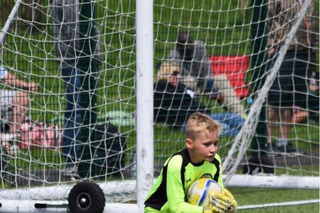 George Barber shone for Filey Holt