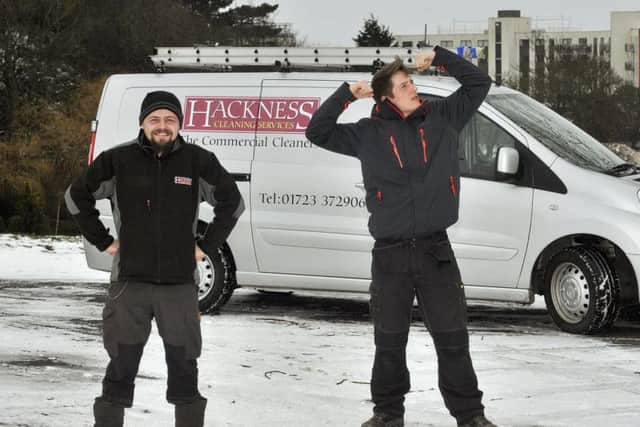 Snow heroes Chris Crawford and Gavin Oliver