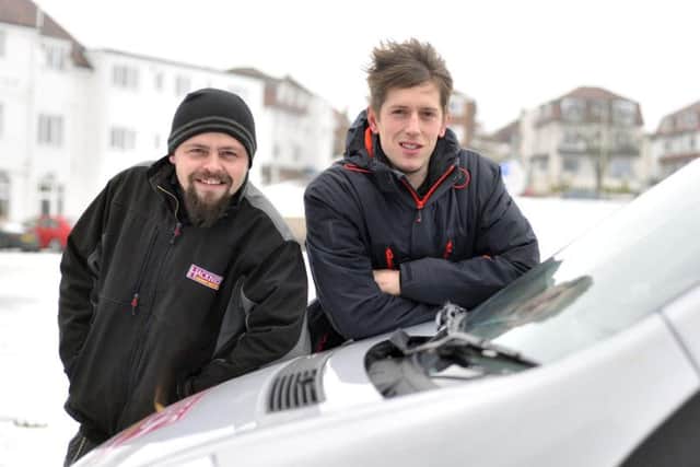 Snow heroes Chris Crawford and Gavin Oliver